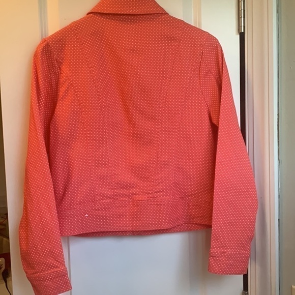 Roz & Ali Polk-a-dot Jacket Size Medium - Picture 6 of 15